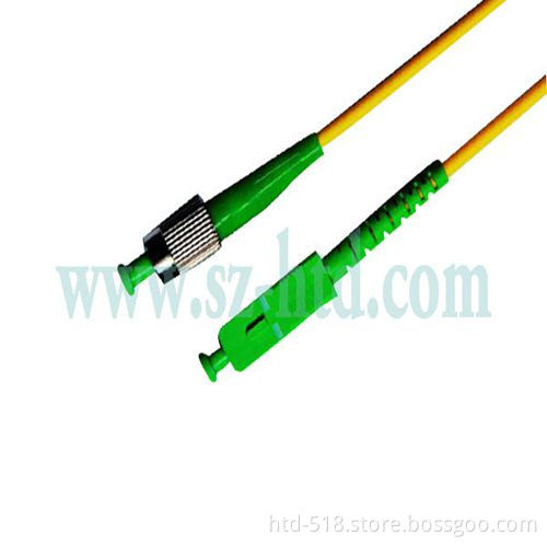 SC/APC-FC/APC SM Simplex Fiber Optic Patch Cord